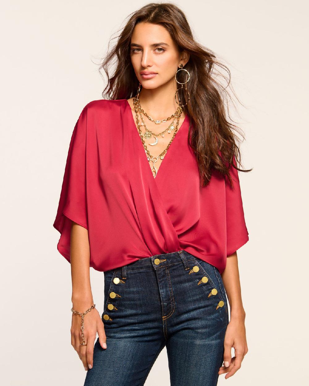 Ramy Brook Mckinley V-Neck Bodysuit