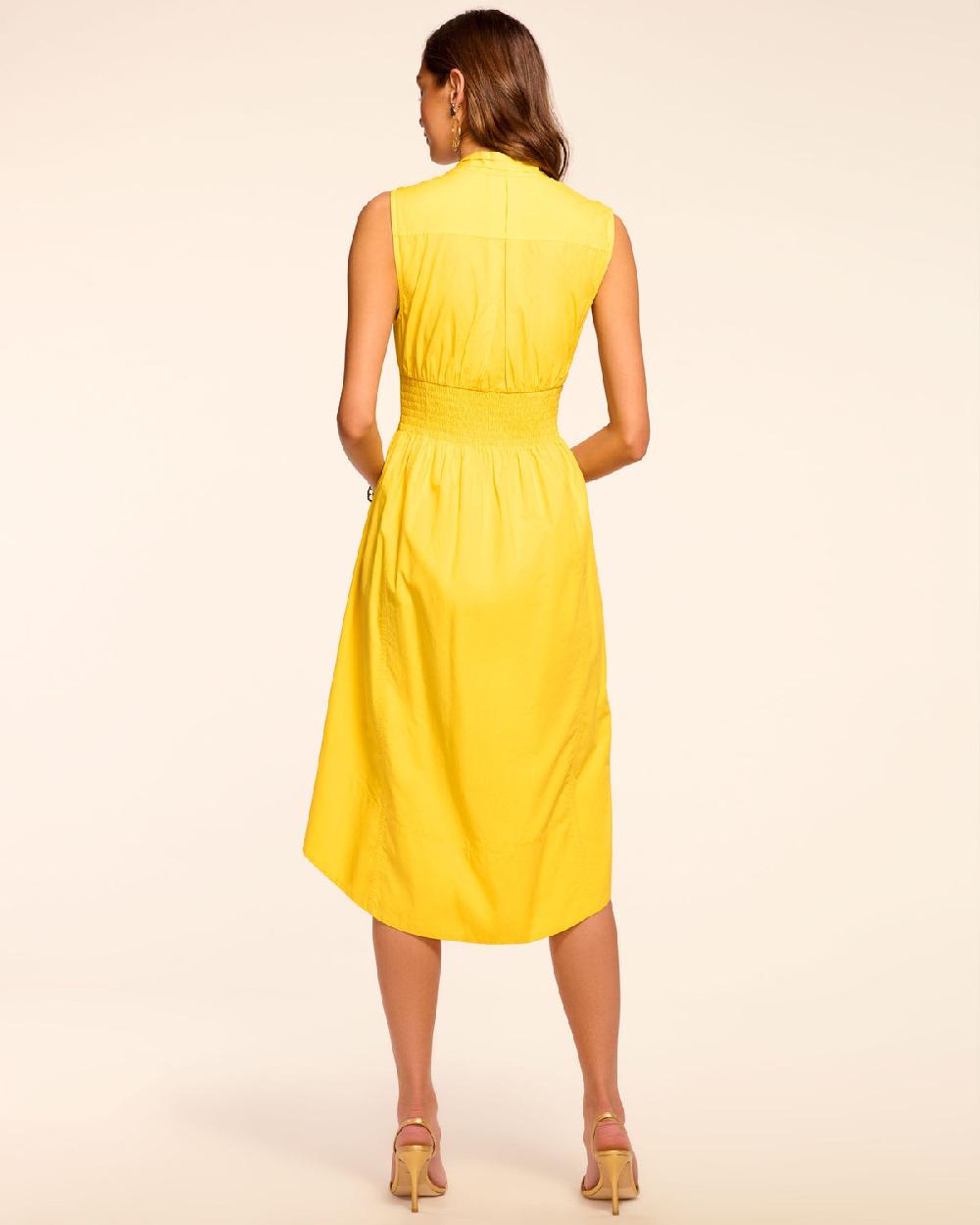 Ramy Brook Meg Sleeveless Cotton Poplin Midi Dress