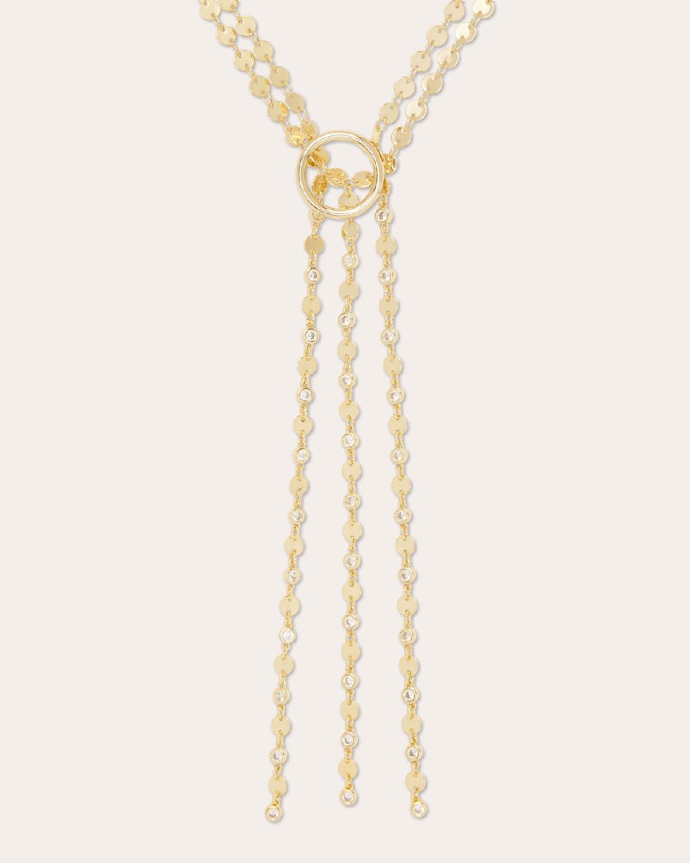 Ramy Brook Mila Sparkle Lariat Necklace