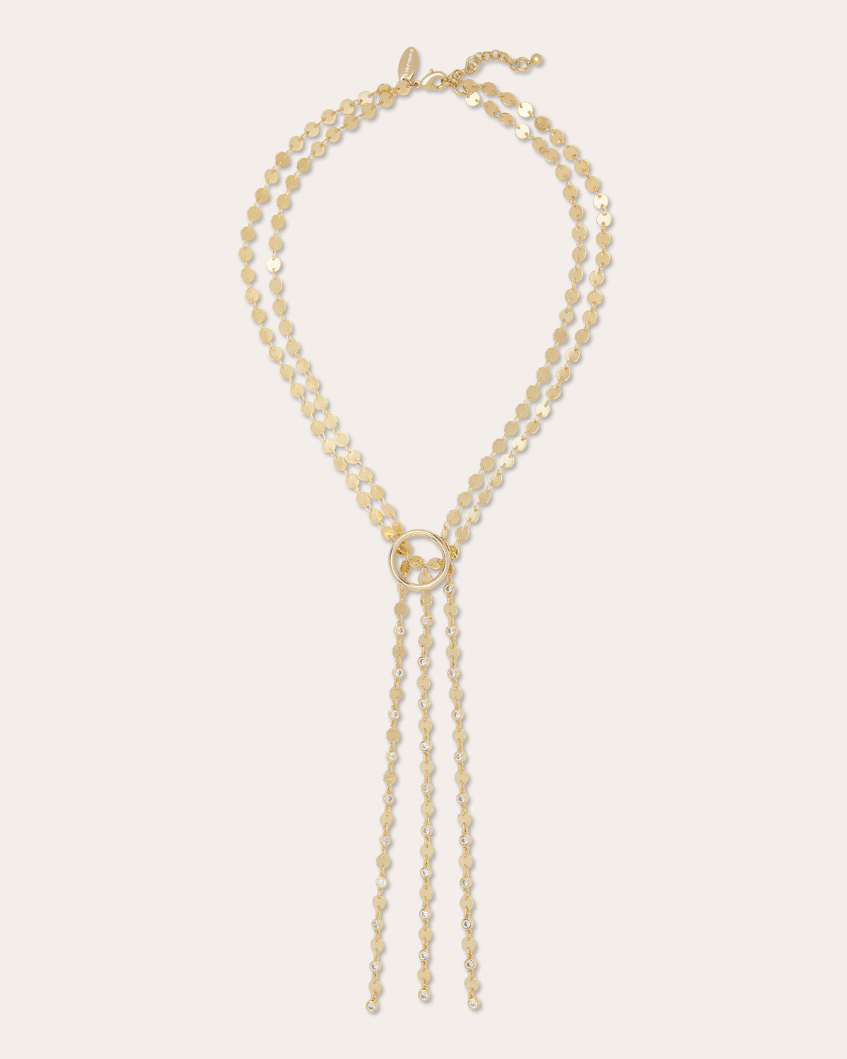ramy brook Mila Sparkle Lariat Necklace