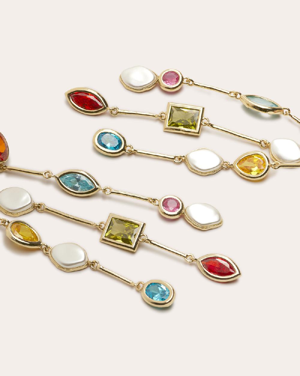 Ramy Brook Millie Multicolor Stone Earrings