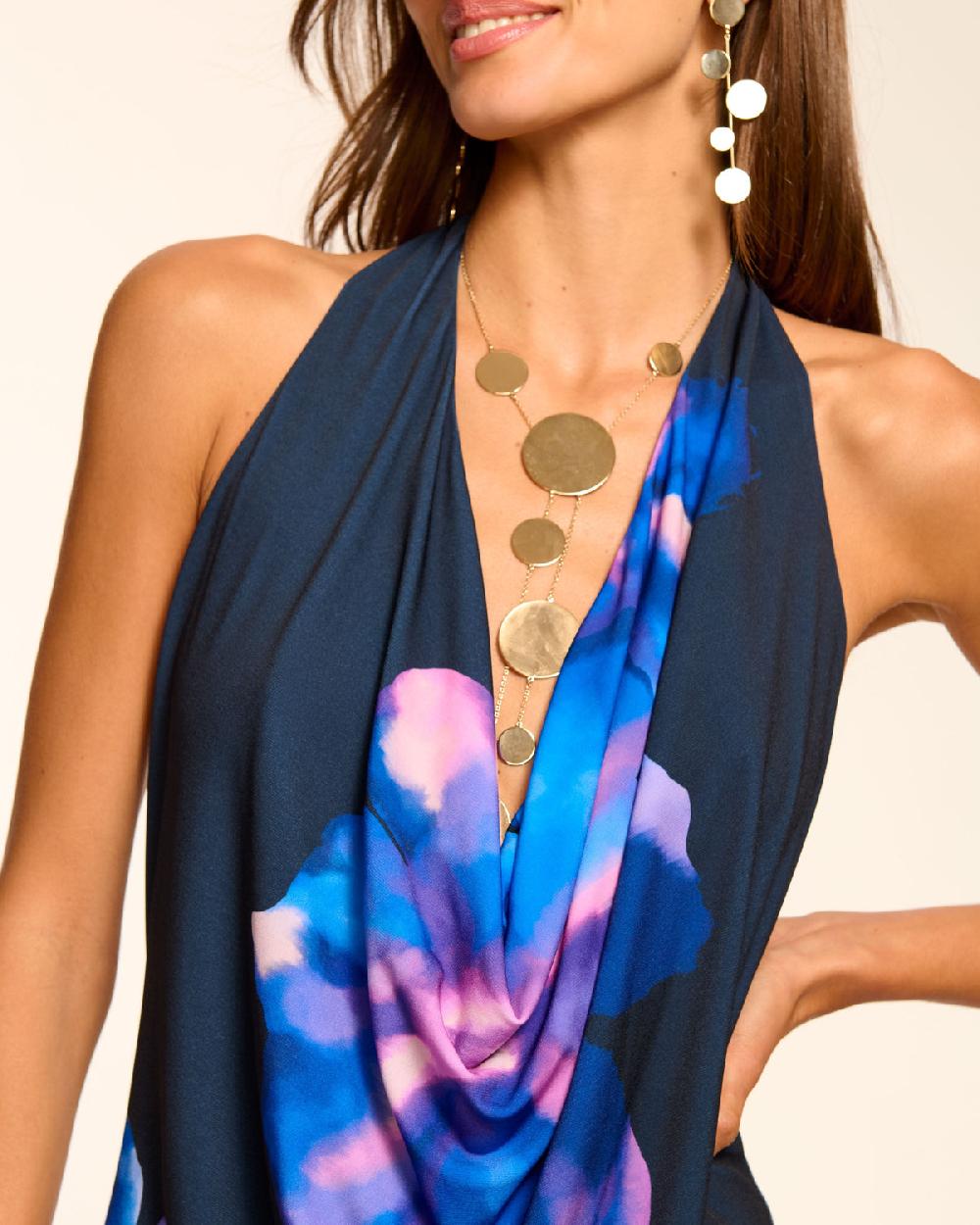 Ramy Brook Mina Jersey Halter Mini Dress