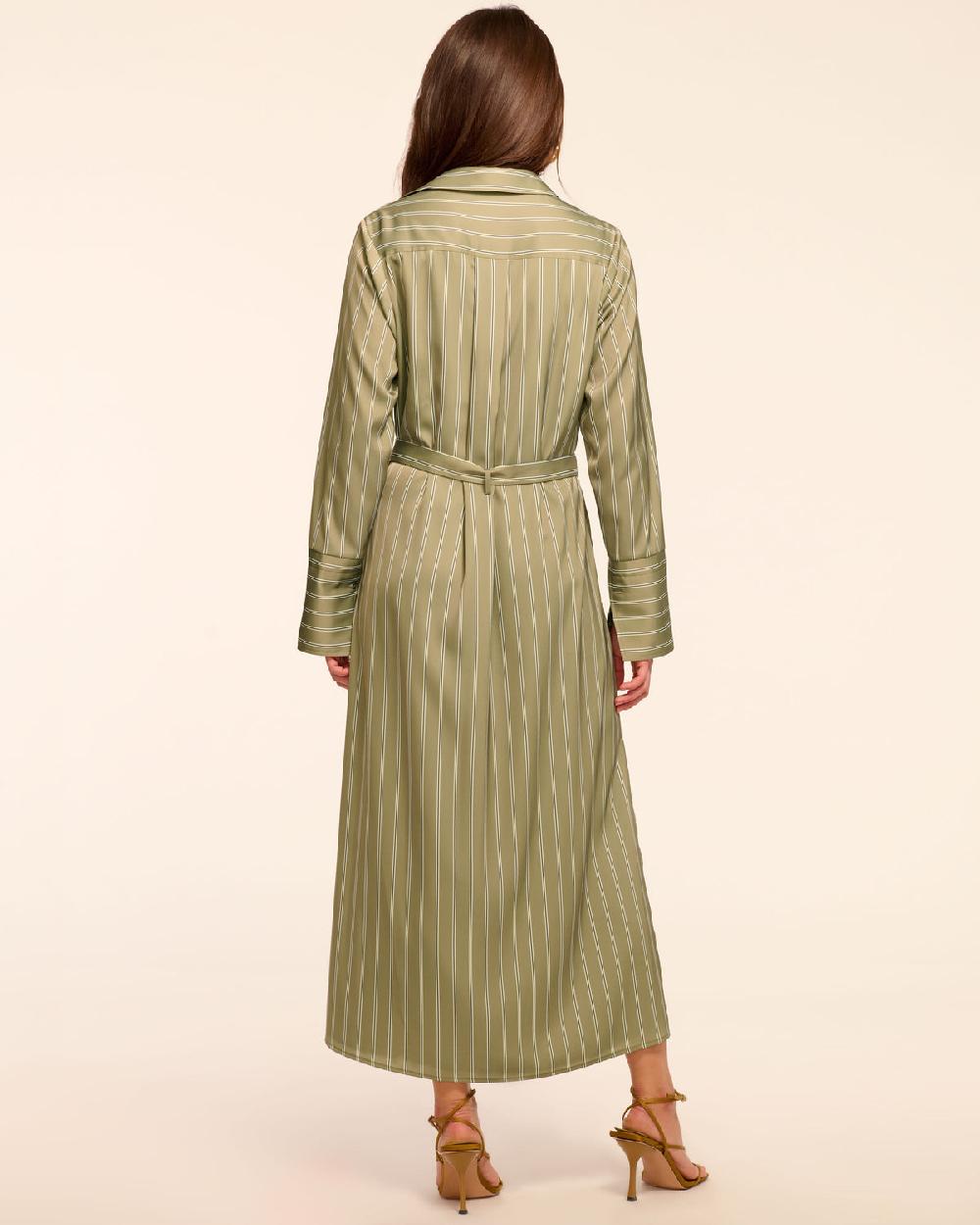 Ramy Brook Miriam Button Down Shirt Midi Dress