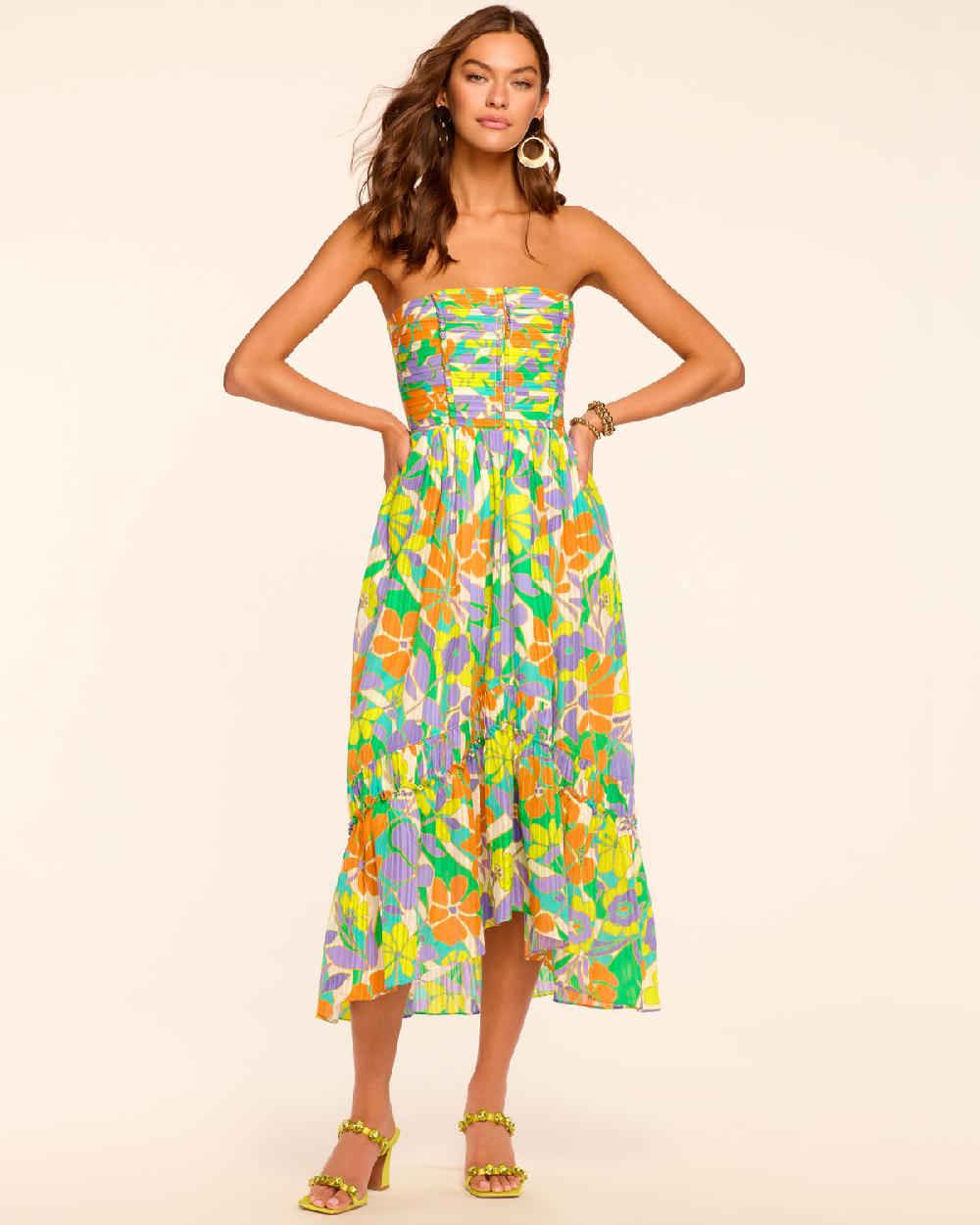 ramy brook Murphy Strapless Midi Dress