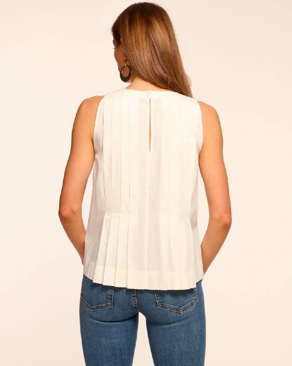 Ramy Brook Natalia Cotton Poplin Tank Top