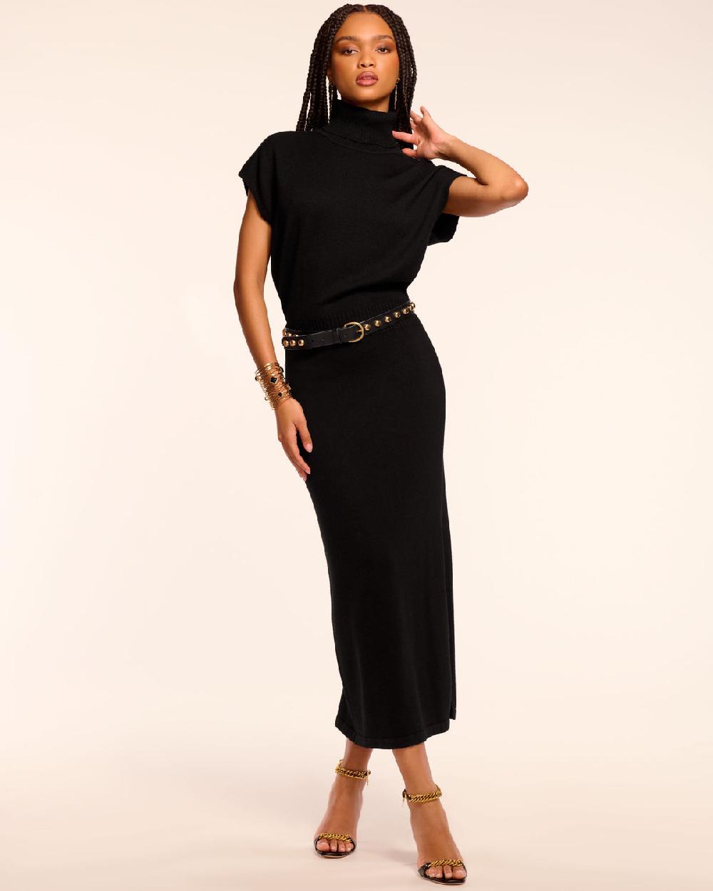 ramy brook Natalie Merino Turtleneck Midi Dress