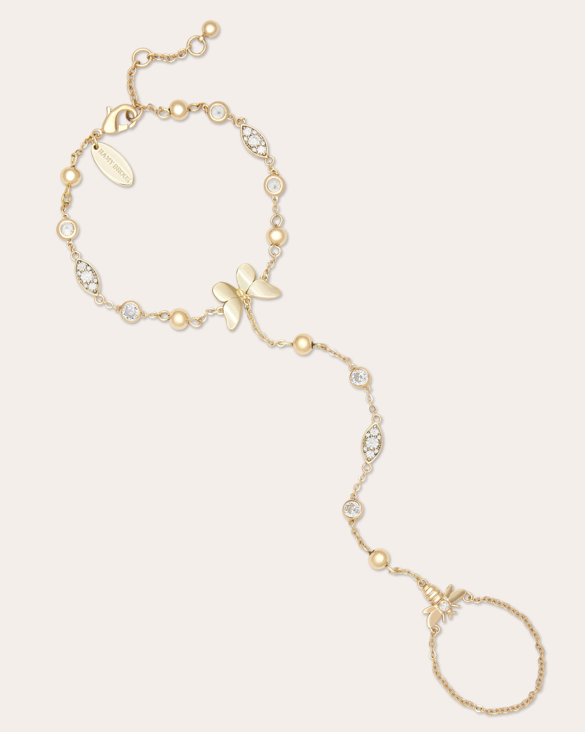 ramy brook Nerea Butterfly Hand Chain