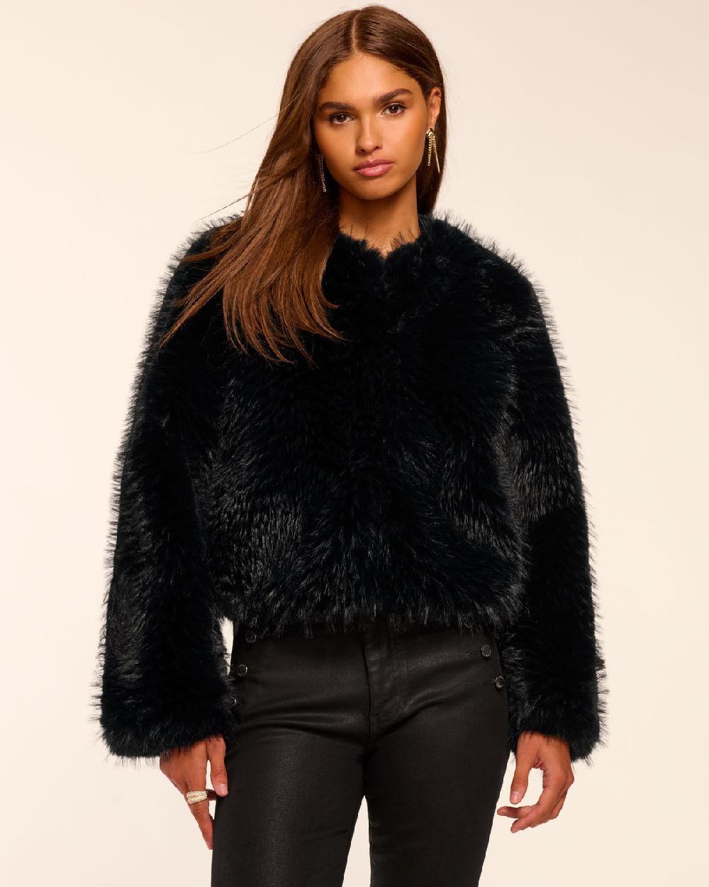 Ramy Brook Nikki Faux Fur Jacket