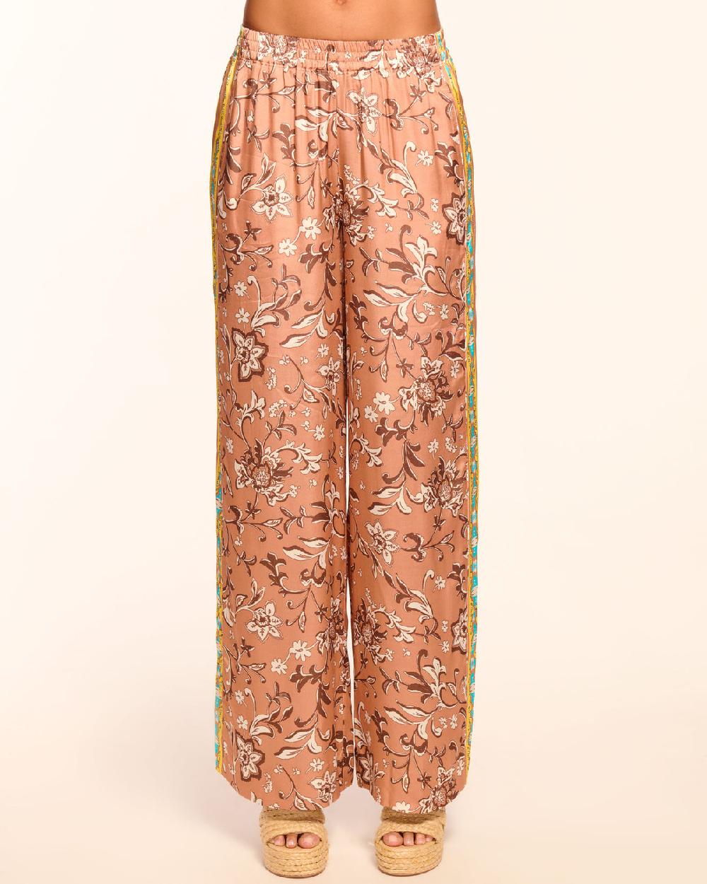 ramy brook Patricia Smocked Wide Leg Pant