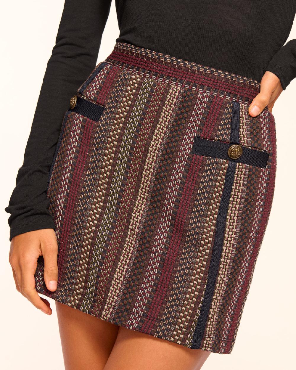 Ramy Brook Patty Tweed Mini Skirt