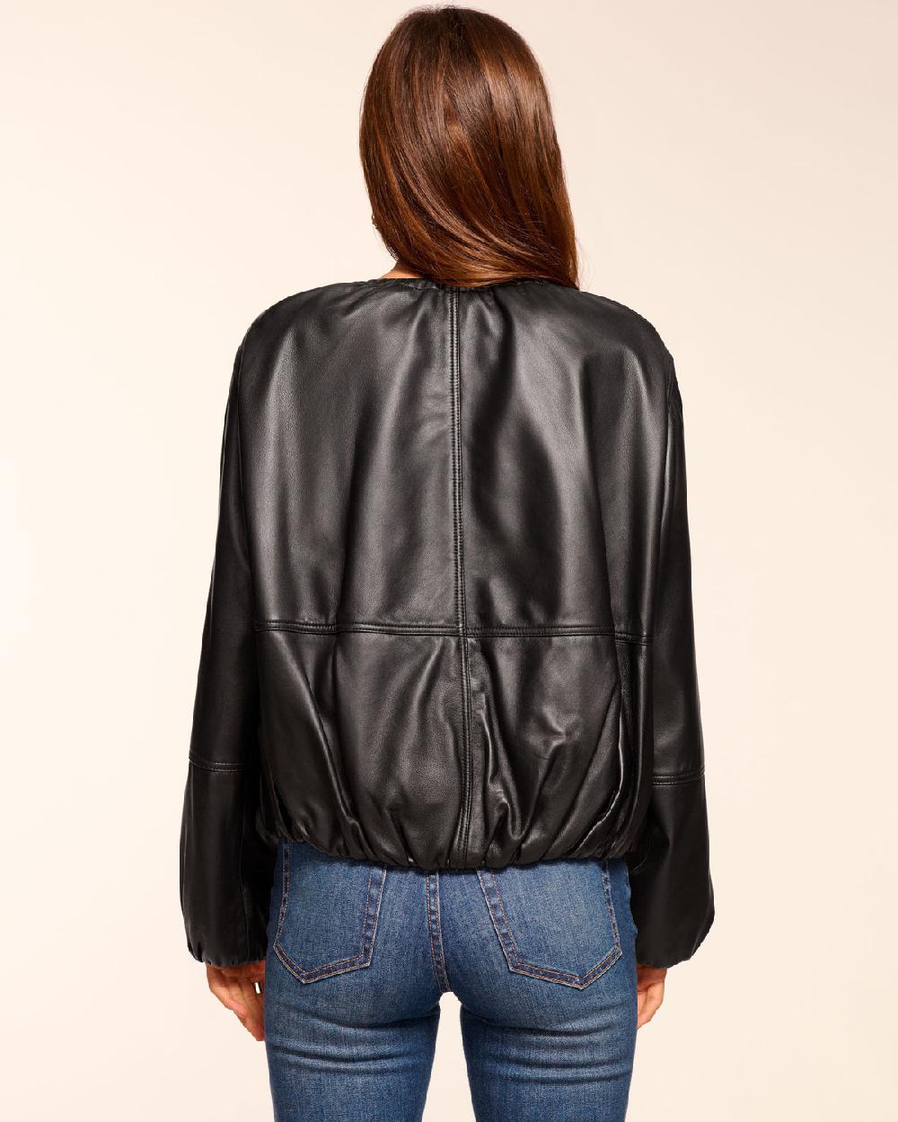 Ramy Brook Priscilla Leather Bomber Jacket