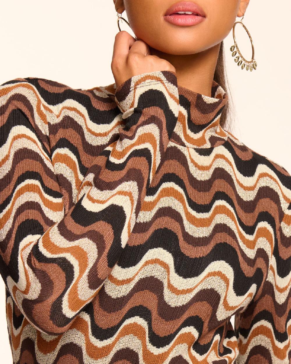 Ramy Brook Prudence Long Sleeve Turtleneck Top