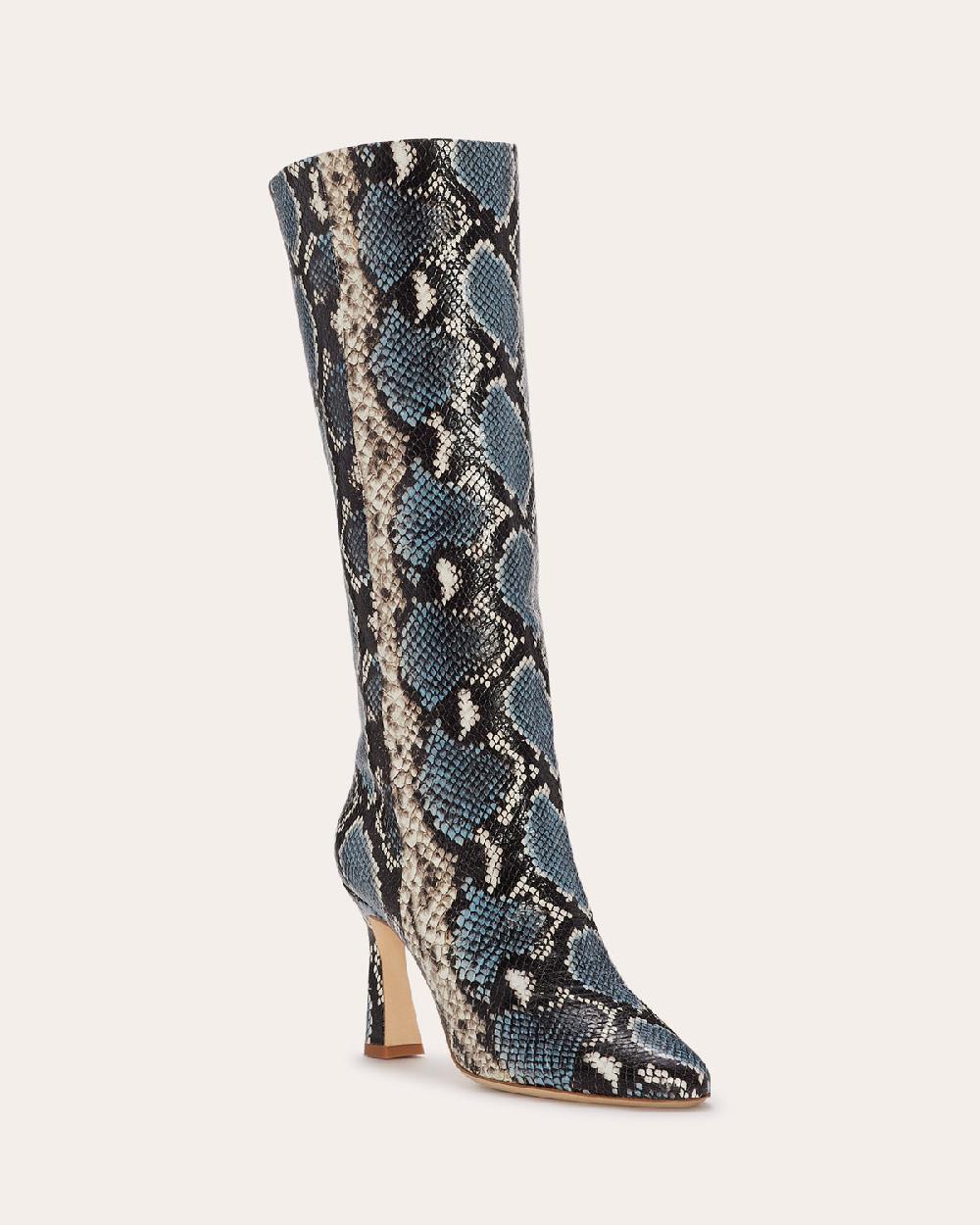 Ramy Brook Queen Heeled Snake Boots