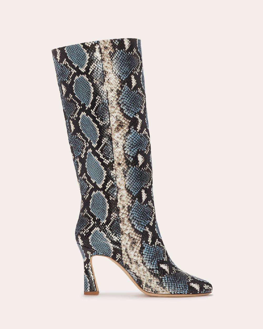 Ramy Brook Queen Heeled Snake Boots
