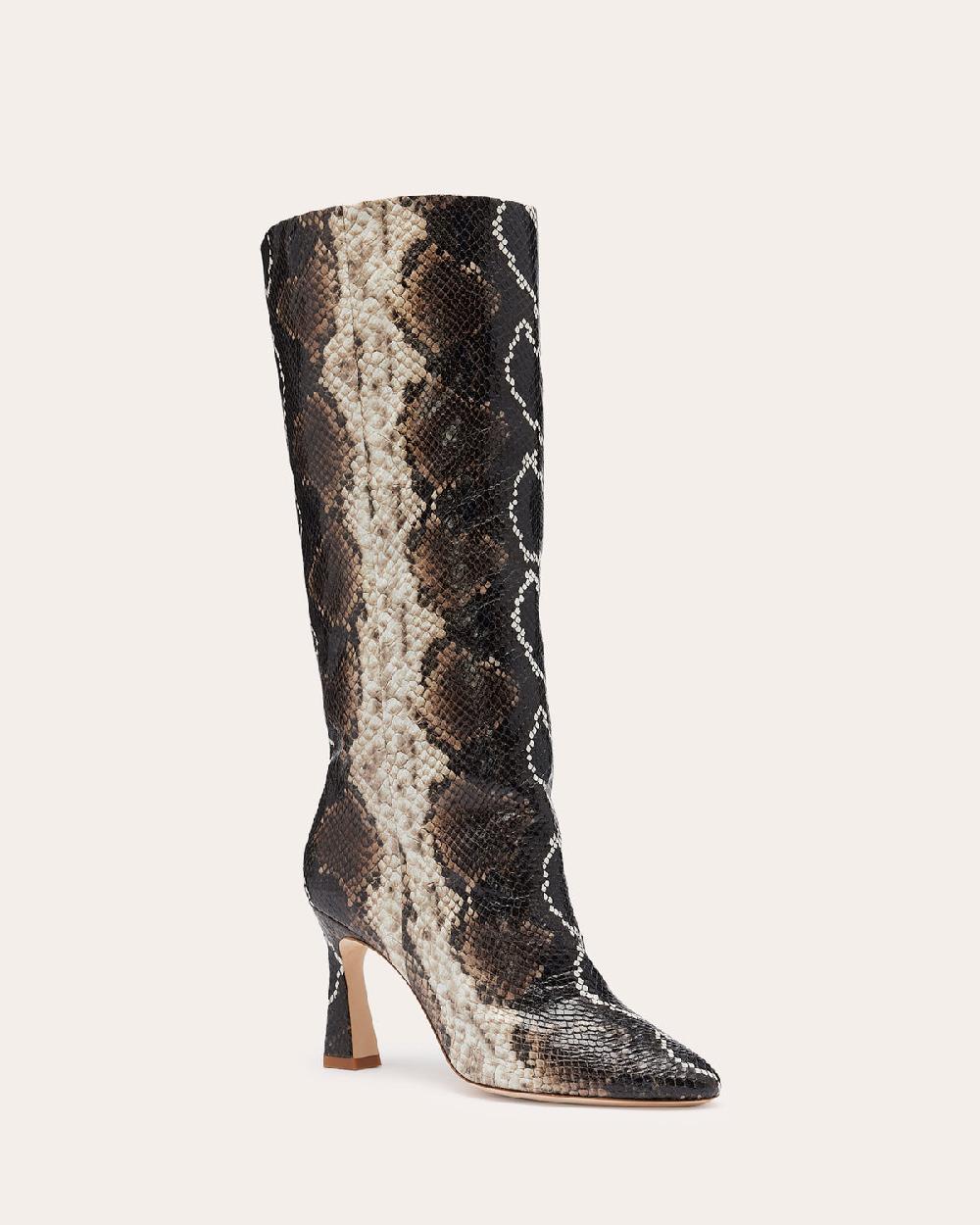 ramy brook Queen Heeled Snake Boots