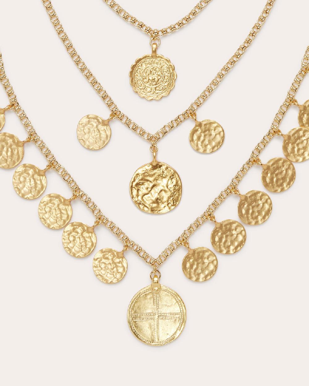 Ramy Brook Reese Layered Coin Necklace