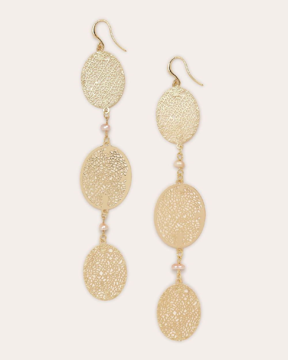 Ramy Brook Rio Leaf Earrings