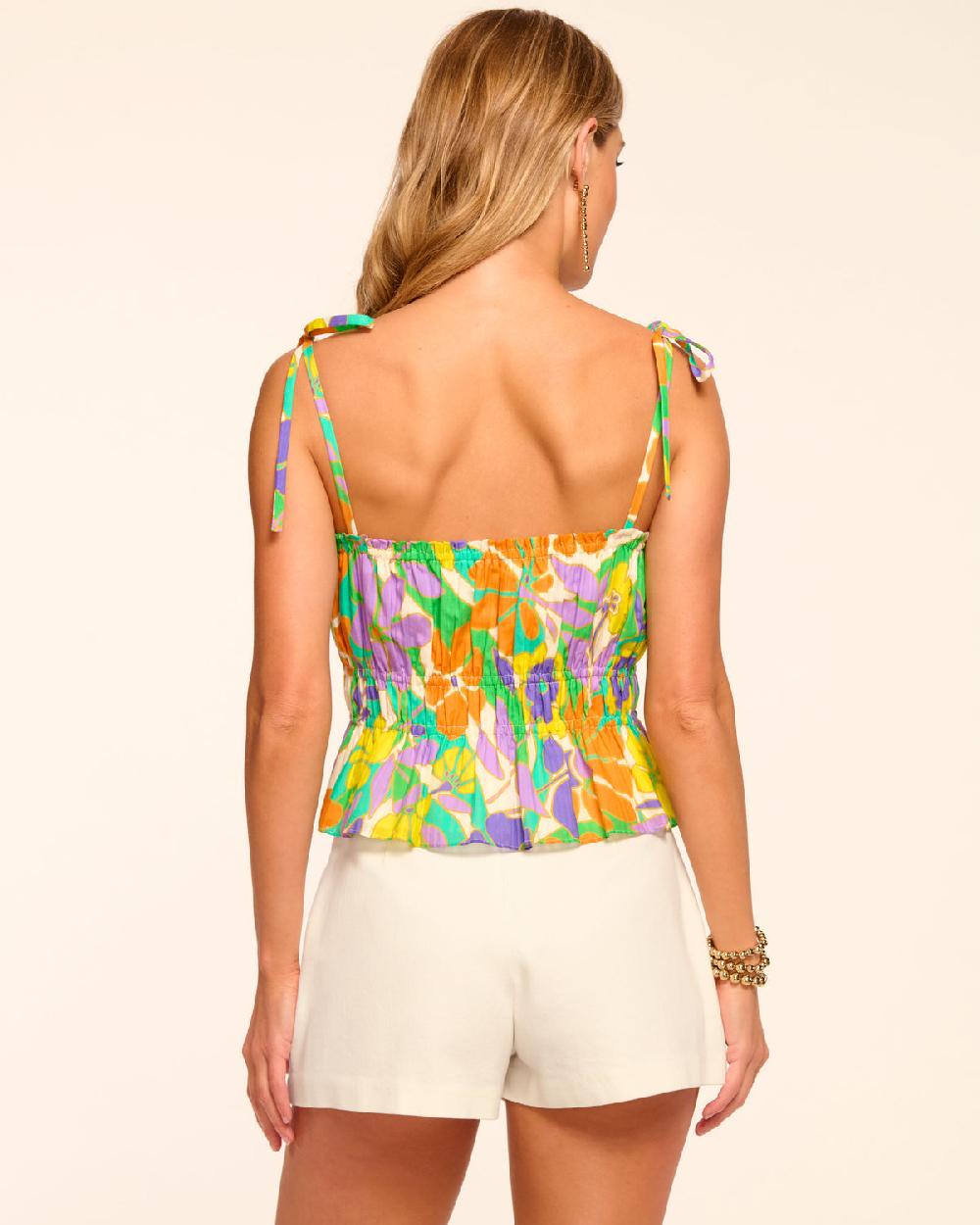 Ramy Brook Rio Tie-Strap Cotton Tank Top