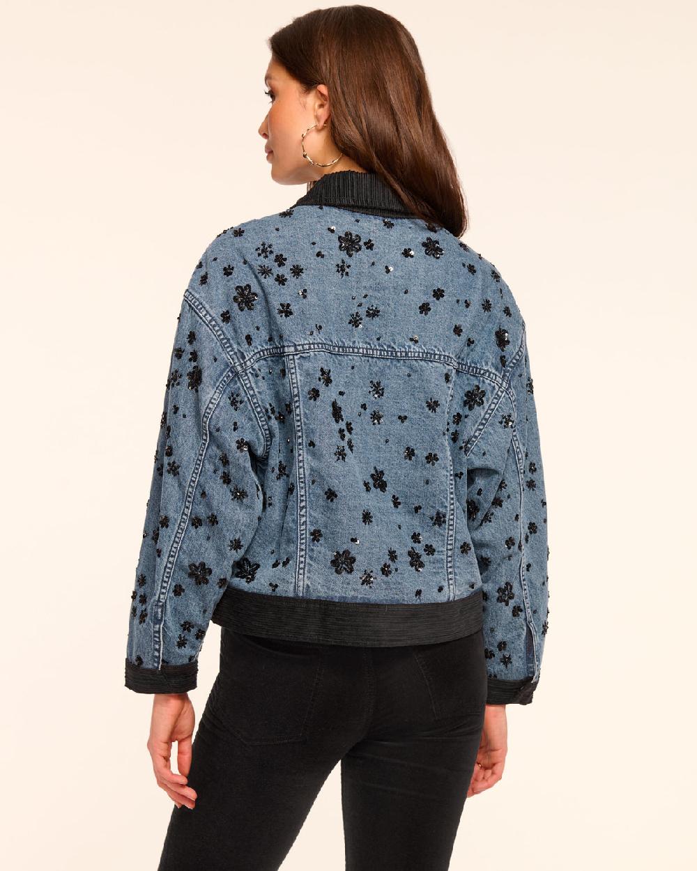 Ramy Brook Robin Embellished Jean Jacket