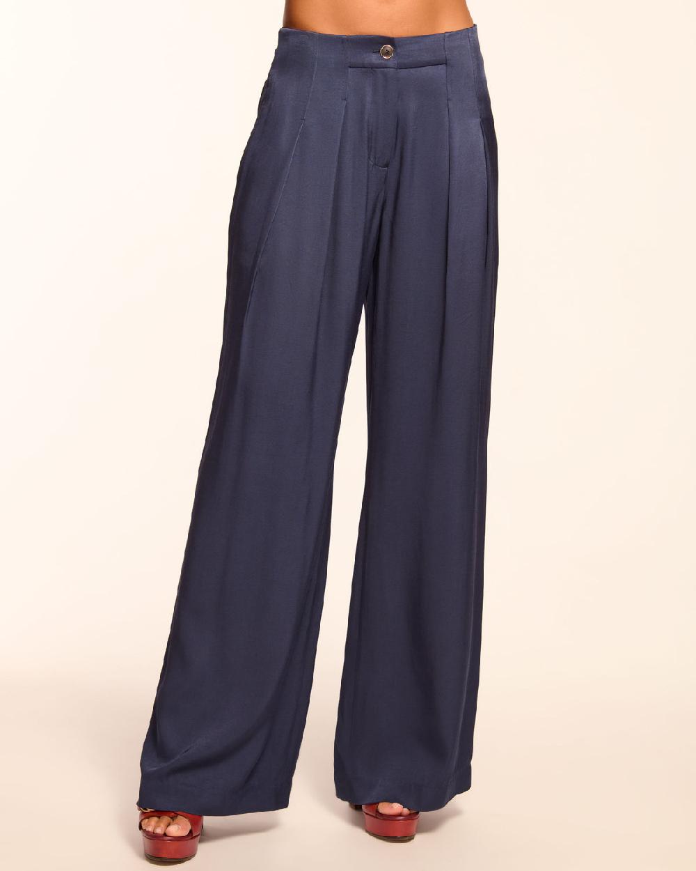 ramy brook Russell Pleated Wide Leg Pant