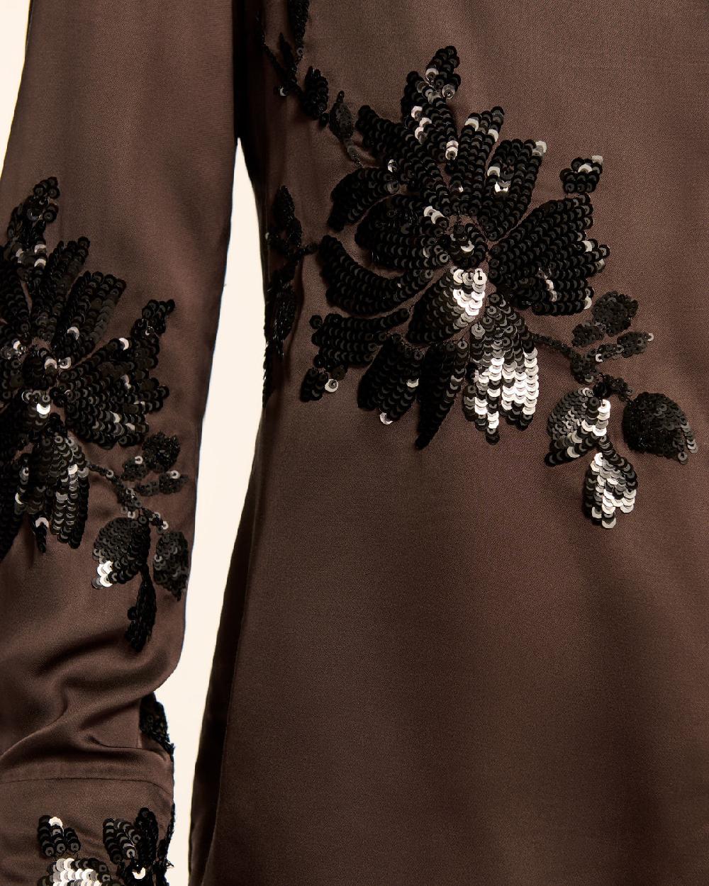 Ramy Brook Sara Button Down Embellished Shirt