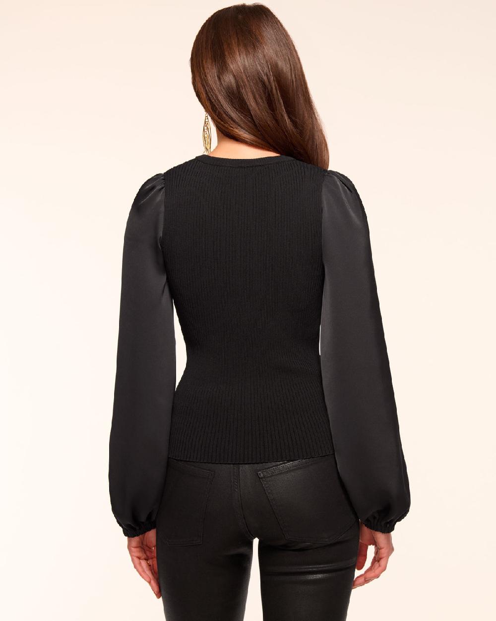 Ramy Brook Shelly Combo Knit Top