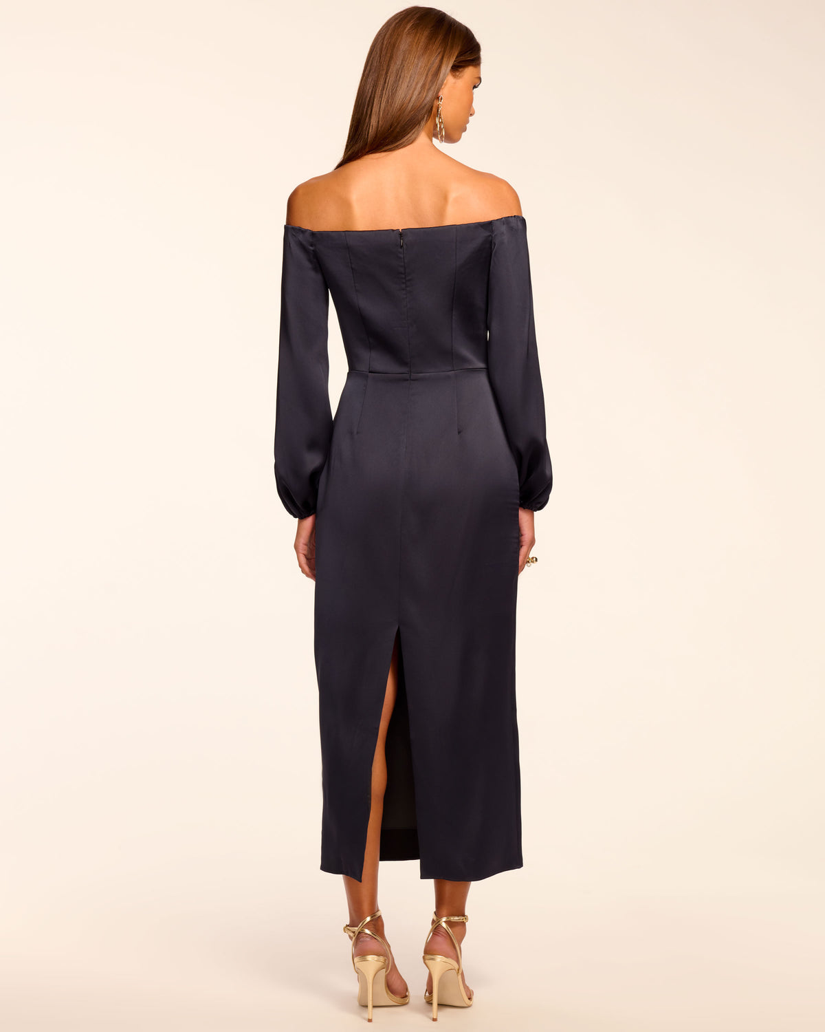 Ramy Brook Shiyan Off-The-Shoulder Midi Dress