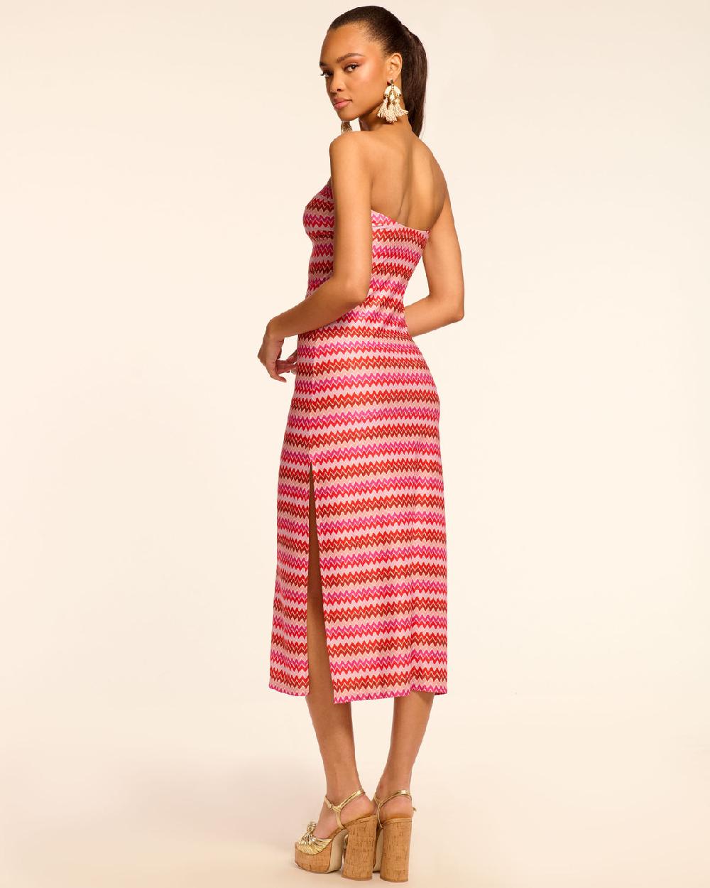 Ramy Brook Sparkle Chevron Nava Coverup Dress