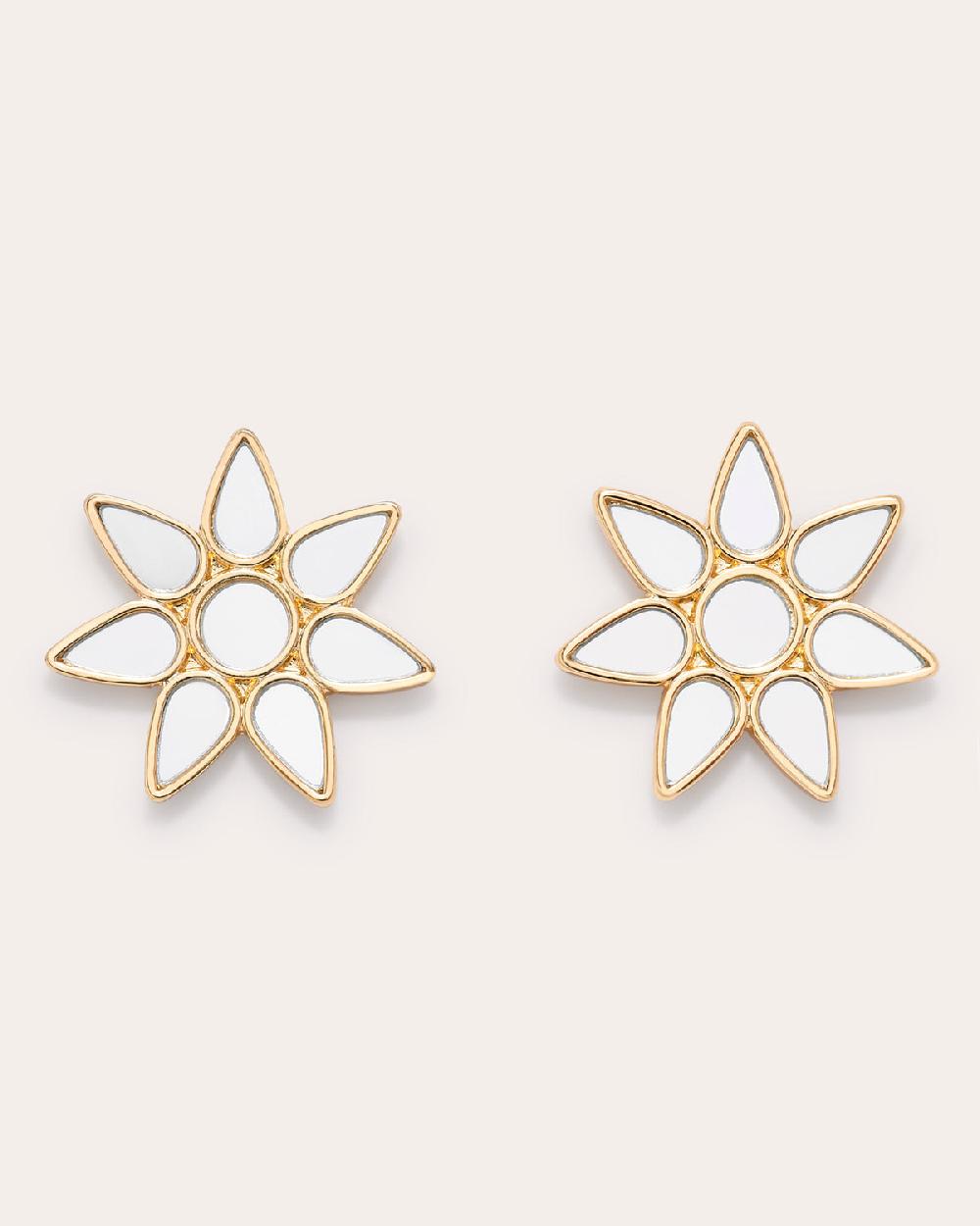 ramy brook Star Mirrored Studs