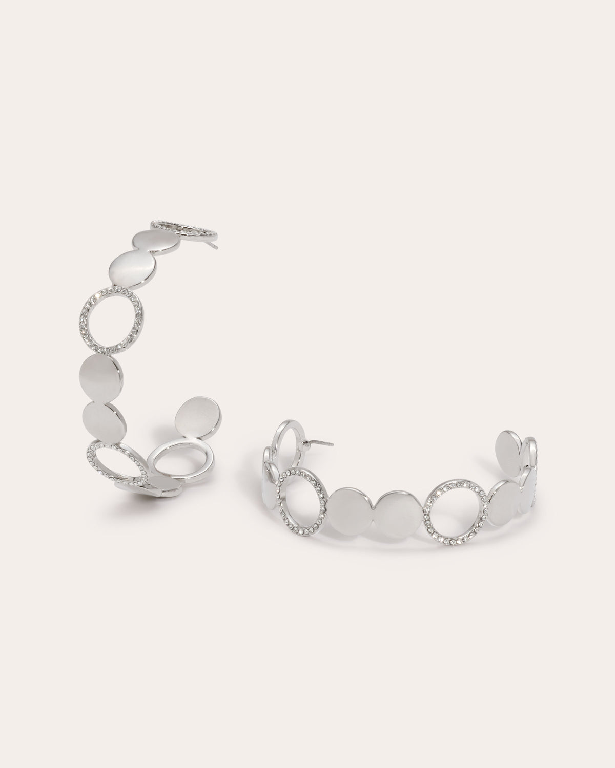 Ramy Brook Tash Sparkle Hoop Earrings