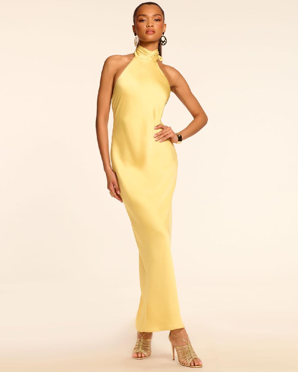 Ramy Brook Tatiana High Neck Gown