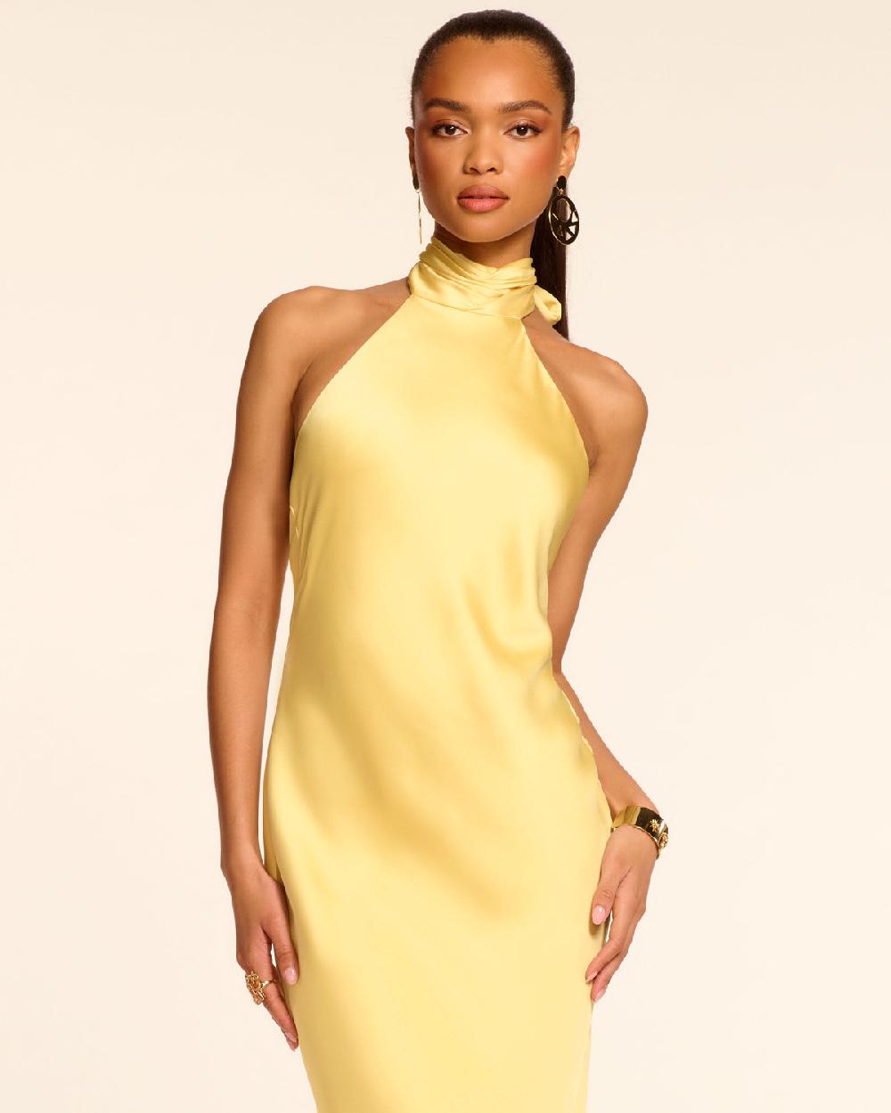 Ramy Brook Tatiana High Neck Gown