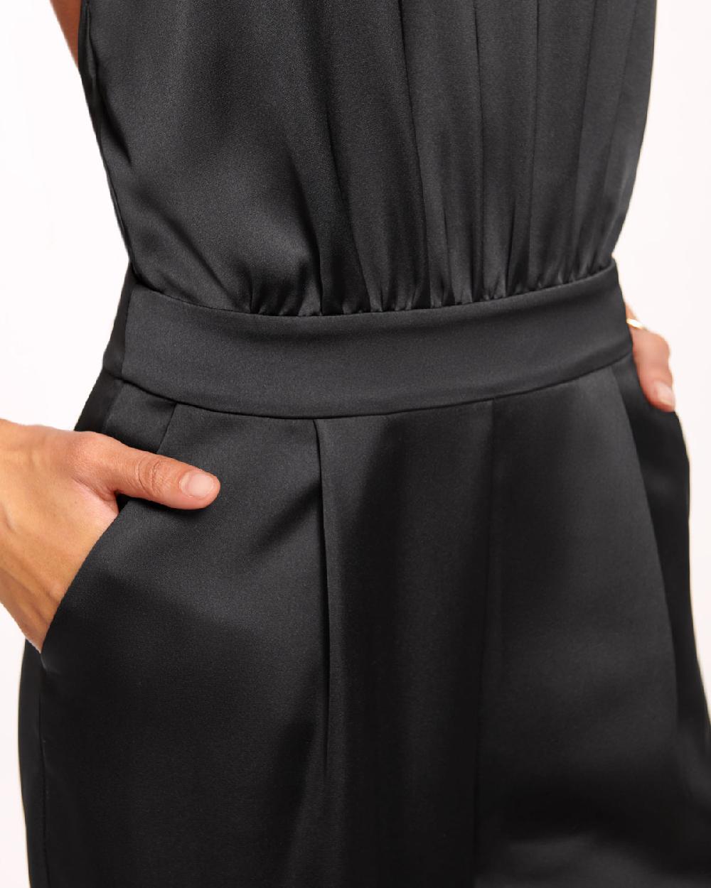 Ramy Brook Tatiana Wide Leg Halter Jumpsuit