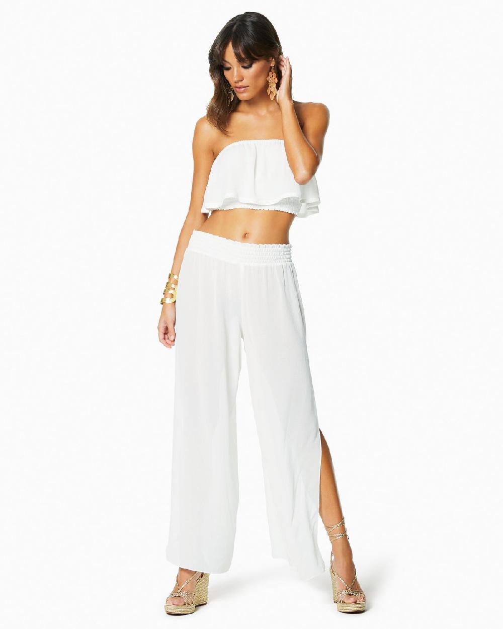 Ramy Brook Textured Athena Palazzo Pant