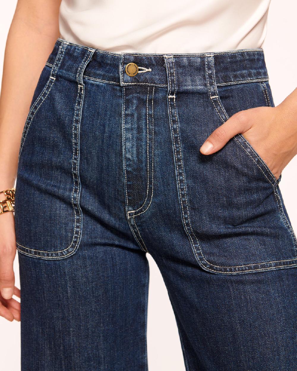 Ramy Brook Theodora Cropped Wide Leg Jean