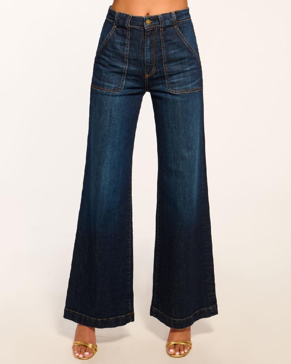 ramy brook Theodora High-Rise Wide Leg Jean
