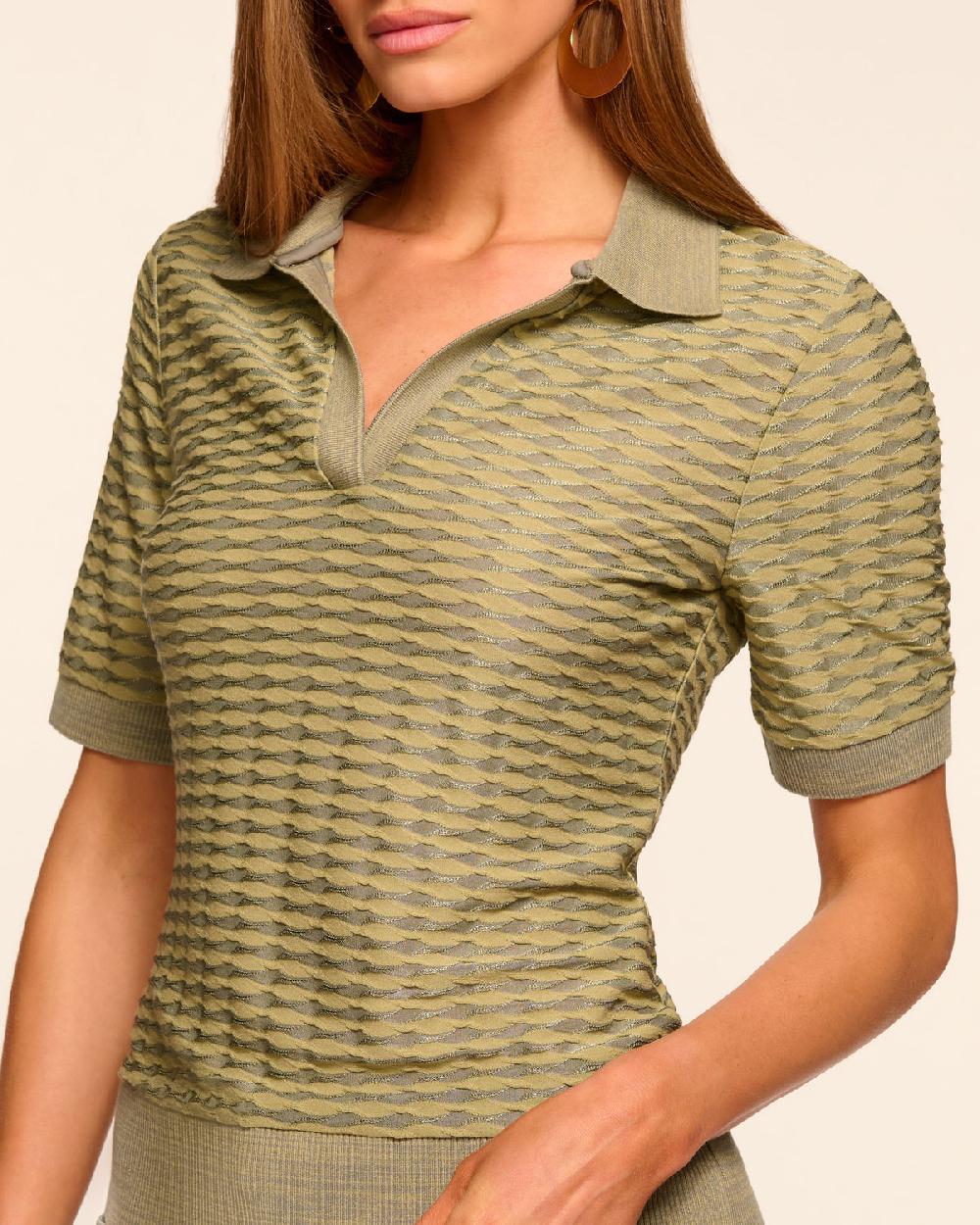 Ramy Brook Valentina Short Sleeve Knit Top