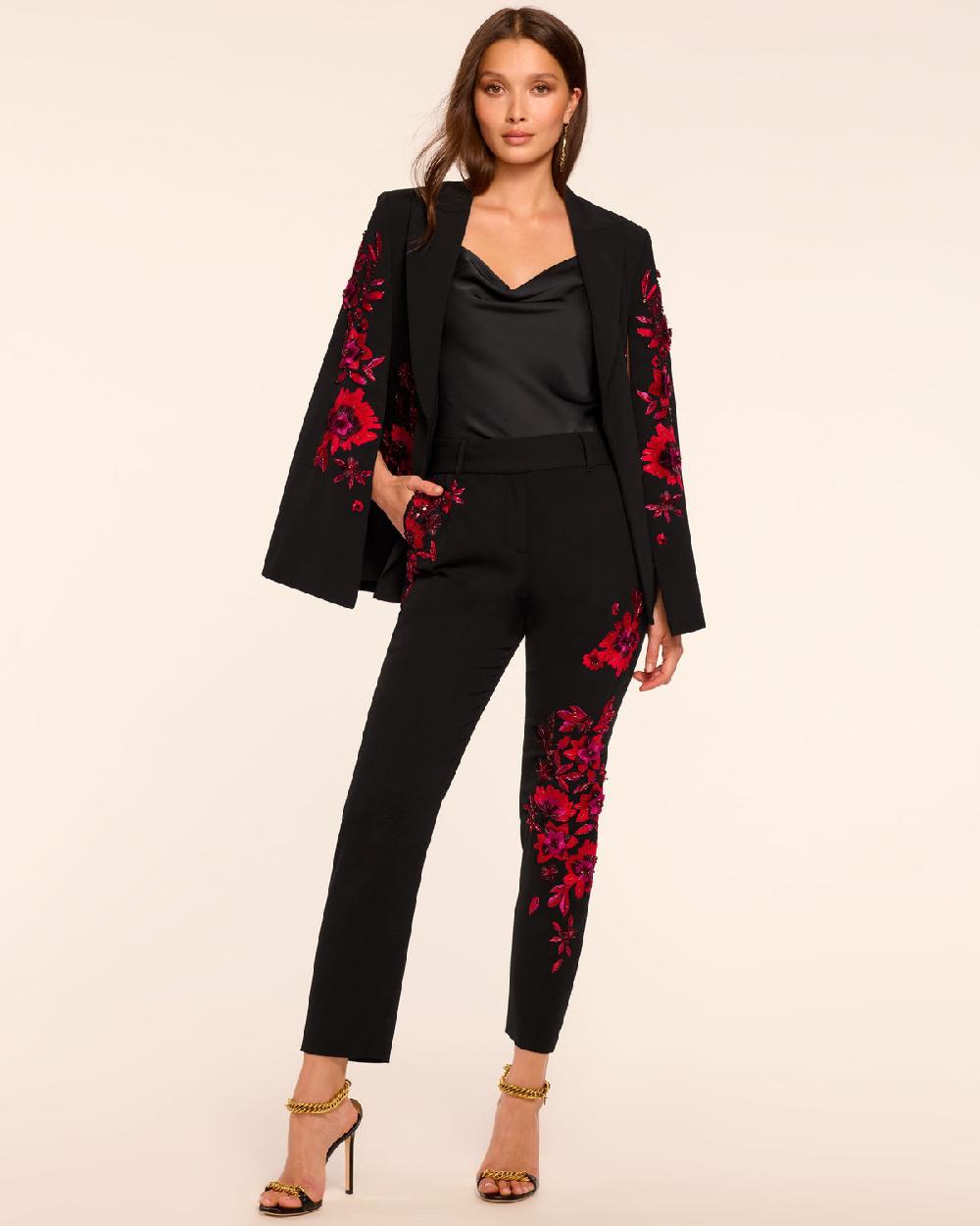 Ramy Brook Vanessa Embellished Tailored Pant