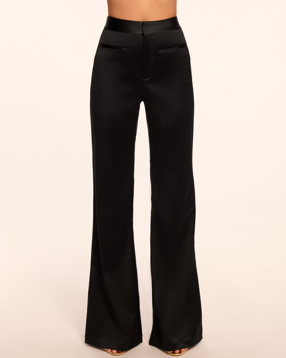 ramy brook Vespera Satin Low Rise Pant