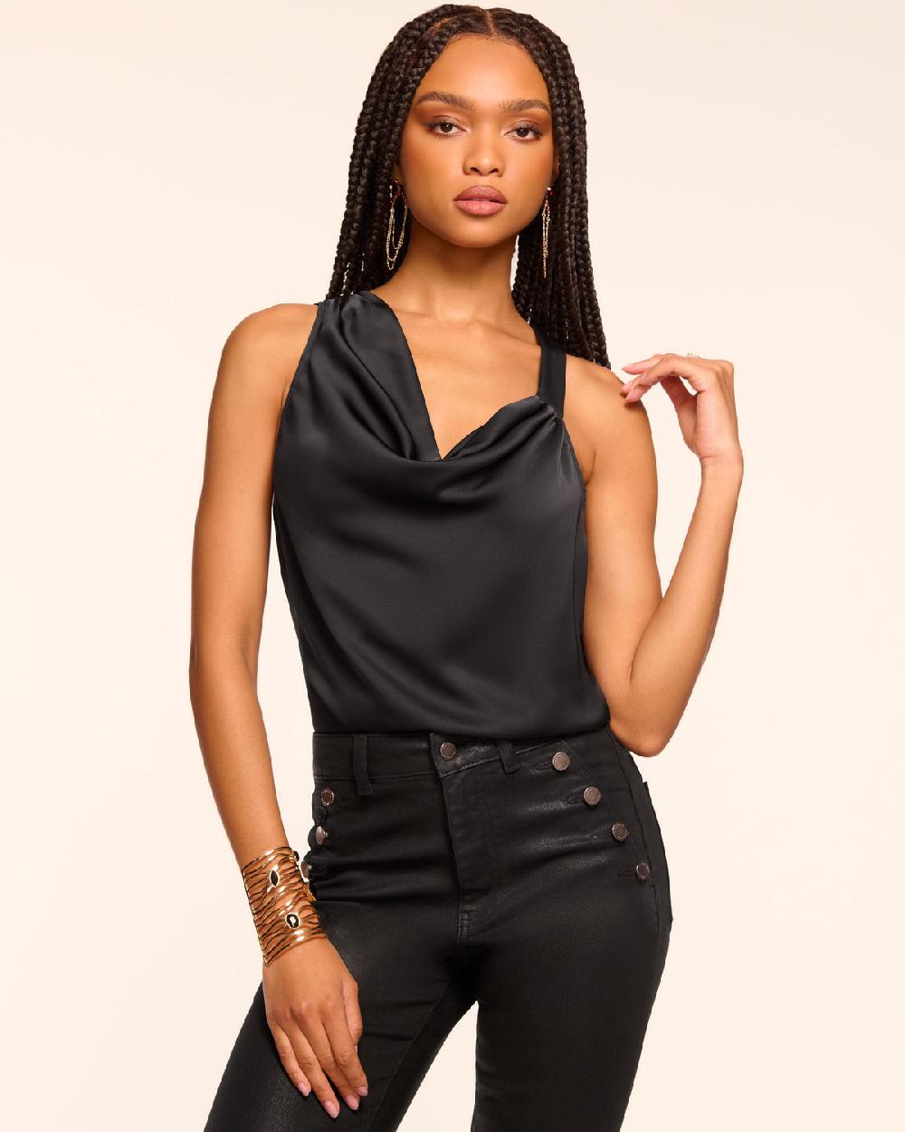 Ramy Brook Zoe Cowl Neck Tank Top