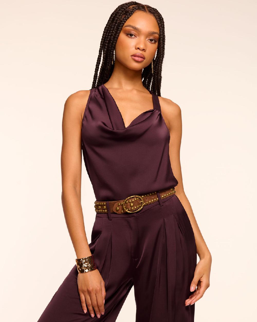 ramy brook Zoe Cowl Neck Tank Top