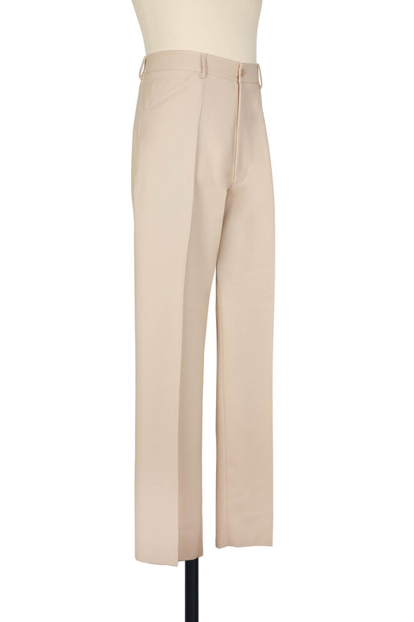 Random Identities High-Rise 5-Pocket Trousers - Beige