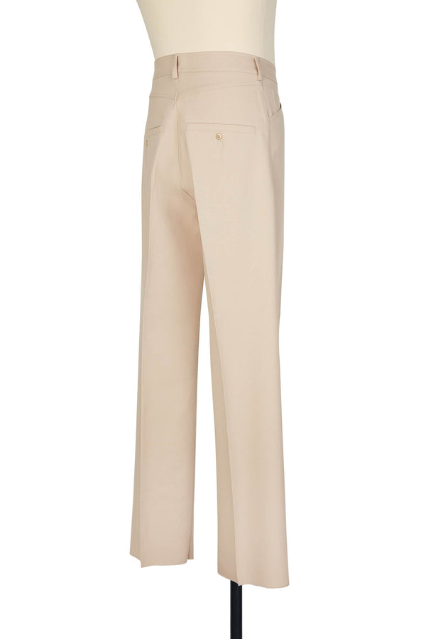 Random Identities High-Rise 5-Pocket Trousers - Beige
