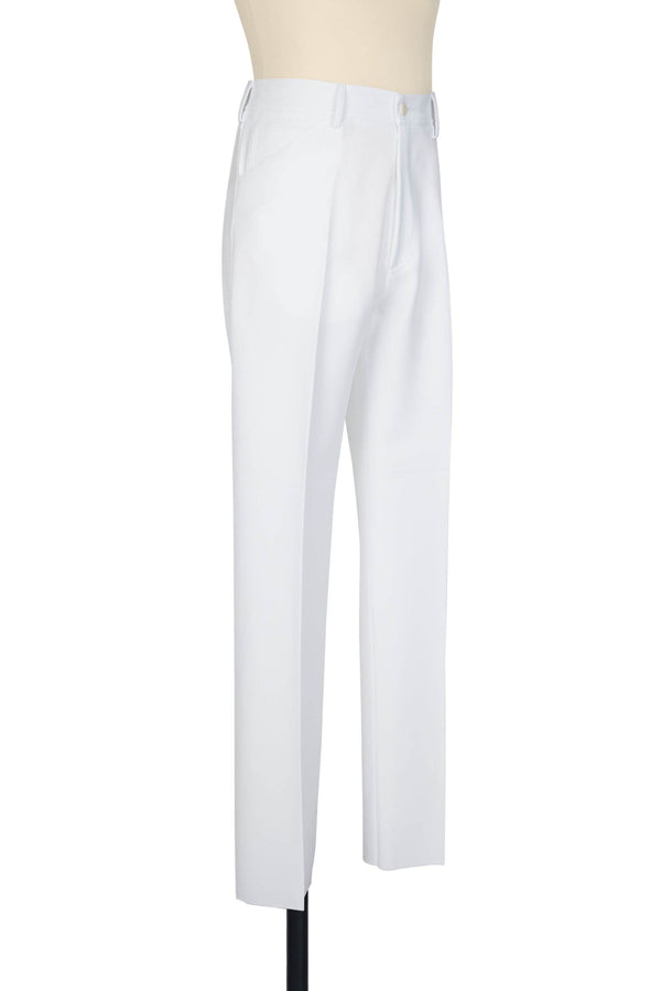 Random Identities High-Rise 5-Pocket Trousers - White