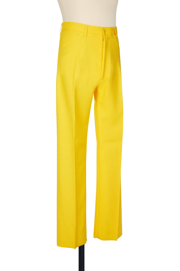Random Identities High-Rise 5-Pocket Trousers - Yellow