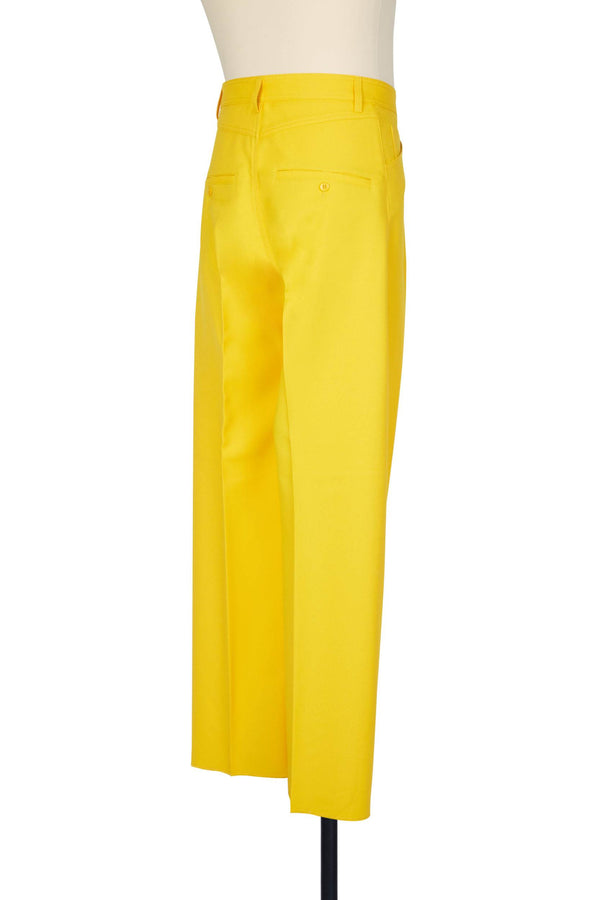 Random Identities High-Rise 5-Pocket Trousers - Yellow