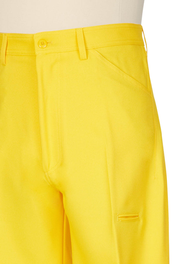 Random Identities High-Rise 5-Pocket Trousers - Yellow