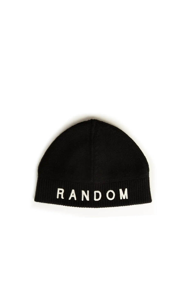 random identities Beanie With Ris Logo - Black