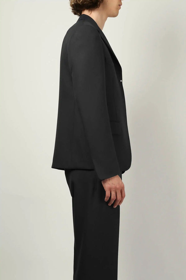 Random Identities Buttonless Blazer - Black