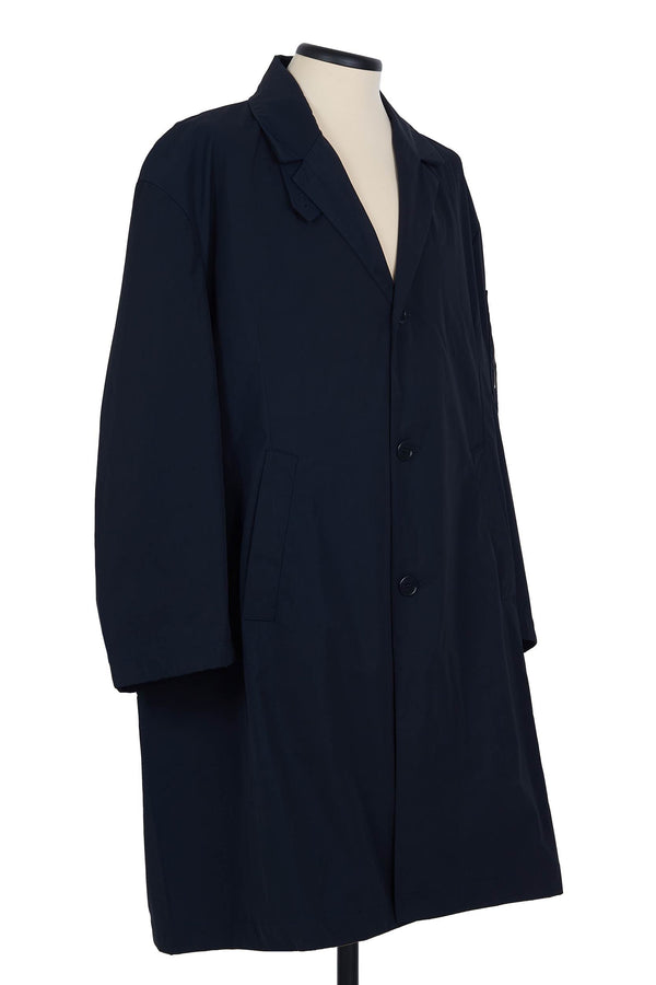 Random Identities Car Coat - Navy